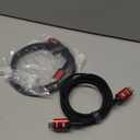 8K HDMI Cable 2.1 2 Pack 6ft, JSAUX 48Gbps Ultra High Speed HDMI Cable Braided Cord (4K@144Hz, 4K@120Hz, 8K@60Hz) HDCP 2.2&2.3 HDR 10 eARC ARC, Compatible with Switch 2/PS5/Laptop/Monitor/HDTV/-Red