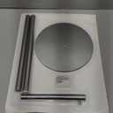 Toilet Paper Holder Stand, Free Standing Toilet Paper Roll Holder with Reserve, Modern Bathroom Toilet Paper Stand for 4 Rolls, Chrome, Housen Solutions