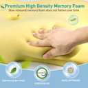 Besyodo Cervical Pillow for Neck Pain Relief, Ergonomic Neck Pillow for Sleeping Contour Memory Foam Pillows, Orthopedic Bed Pillow for Side Back Stomach Sleepers