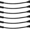 XQSMWF Pack of 6 Spark Plug Wires 67mm v6 6 Cylinder Compatible with Mercury Compatible with Mariner 40 150-200 Hp 6PACx6 368-200-06