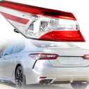 munirater 1-Pack Rear Left Tail Light Assembly Replacement for Camry 2018 2019 2020 Driver Side Brake Lamp