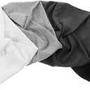 POPETPOP 4pcs Wide Twisted Headbands for Women Sweat-Absorbing Elastic Hair Accessories Non-Slip Sport Head Wraps in Black White Gray Light Gray for Yoga and Workout