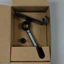 LISEN Cell Phone Stand Phone Holder for Desk Recording Office, Women Office Desk Accessories Gifts PC Gaming Essentials iPhone Stand Gadgets Fit OtterBox Case Switch iPad Air Tablet 4-10 in (BLACK)