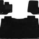 WENNEBIRD Carpet Floor Mats for Ford F-150 SuperCrew Cab 2015-2026, 3Pc | Not for Under-Seat Fold-Flat Storage, 0.6-Inch Ultra-Thick Carpet, Noise-Reducing Comfort, Waterproof TPE Layer, Anti-Slip