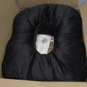 Ear Piercing Pillow for Side Sleepers with Ear Hole, Donut Pillow for CNH and Ear Pain Ear Inflammation Pressure Sores, Ear Guard Pillow (Black)