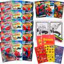 Set Of 15 Spiderman Play Packs Fun Party Favors Coloring Book Crayons Stickers Plus Loot Bags