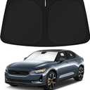 KUST Windshield Sun Shade for 2020-2024 2025 2026 Polestar 2 Accessories Custom Fit Sunshade Sun Visor Protector Foldable Blocks UV Rays Keep Your Car Cooler