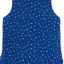 Amazon Essentials Women's Regular-Fit Sleeveless Layering Tank Top Crew Neck (Blue, S)