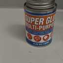 Super Glue with Brush (130ml) - All Purpose Strong Clear Adhesive, Waterproof Superglue Multi-Purpose Glue Gel for Wood, Ceramic, Glass, Leather, Plastic, Rubber, DIY Crafts & Industrial Repairs