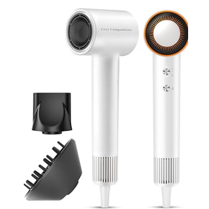 Hair Dryer Negative Ion, Professional Blow Dryer with High Speed Motor to Reduce Frizz, 200 Million Ions for Smooth Shine, Low Noise Portable Hairdryer for Home