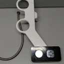 SAMODRA Bidet Attachment, Non-Electric Cold Water Bidet Toilet Seat Attachment with Pressure Controls, Retractable Self-Cleaning Dual Nozzles for Frontal & Rear Wash - Black