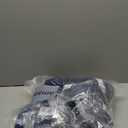 4 Pieces Round Spandex Tablecloth Stretch Fitted Table Cover for 6 Foot Tables Washable Elastic Tablecloth for Indoors Outdoors (Navy Blue)