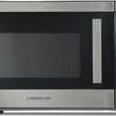 Farberware 0.9 Cu. Ft. Countertop Microwave Oven  900 Watts Power, Auto Cook Settings, Defrost, Easy Clean and Child Safety Lock - Stainless Steel