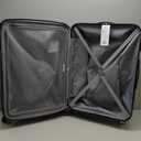 Samsonite Omni PC Hardside Expandable Luggage with Spinner Wheels, Black, Checked-Large 28-Inch