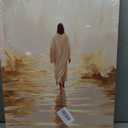 MIVASIJO Jesus Walking on Water Wall Art Christian Wall Decor Biblical Stories Wall Painting Inspirational Religious Prints Jesus Picture Decoration for Living Room Bedroom Church 12x16 in