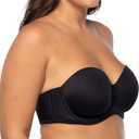 Vanity Fair Women's Beauty Back Strapless Full Figure Underwire Bra 74380, Midnight Black, 40B