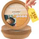 250 Pcs 7.9 Inch Round Air Fryer Liners Disposable for Home Bakers - Thickened Silicone Oil Paper - Withstands up to 450F Heat - for Air Fryer 5 to 8 Qt