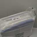 Temary Fabric Storage Cubes 11x11 Cube Storage Bins 4Pack Blue Storage Baskets for Organizing Home, Closet, Empty Gift Baskets with Handles (White&Blue)