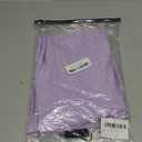 Womens T Shirts Trendy 2025 Eyelet V Neck Tops Loose Short Sleeve Shirts Casual Summer Beach Vacation Clothes (Small, Purple)