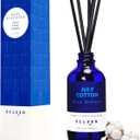 July Cotton Reed Diffuser Set, 3.7 Oz Aromatherapy Scented Oil Diffuser Sticks, Great Room Air Fresheners, Best Housewarming Gift idea - Giving, Home & Office Decor