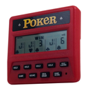 5-in-1 Hand Held Poker Game - Electronic Handheld Games for Adults Includes Draw, Deuces, Bonus, 2X and 2x2 Bonus - 3.9x3.4-Inch Pocket-Sized Travel Casino by Trademark Poker