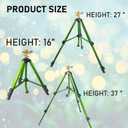 Impact Sprinkler on Tripod Base, Heavy Duty Adjustable Zinc Sprinkler Head for Lawn Yard Garden, 360 Degree Large Area Irrigation, 3/4" Connector Extension Legs Flip Locks