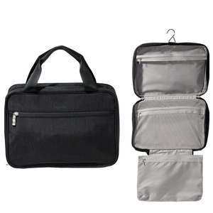 Baggallini Large Hanging Travel Toiletry Kit - Lightweight 8x11 Inch Makeup Bag