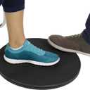 Vive 360 Pivot Disc - Patient Transfer Device for Elderly & Disabled - Swivel Turning Board 360 Degree Rotation - Handicap Senior & Stroke Disability Aid - Rotating Lazy Susan Turning Assist Pad (Black)