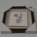 10"x10" Framed Tile - Vintage Floral Yellow Dandelion Flowers Botanical Art Illustration Vintage Art