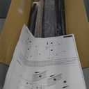 Toilet Paper Holder Stand for Small Bathroom Storage:Skinny Bathroom Storage Cabinet for Small Spaces Tiny Apartment (29.9H inch, Black/Walnut)