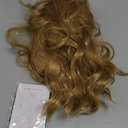 AGPTEK Wig, Synthetic Wig for Women Wavy, Colored Realistic Wig with Bangs, Great for Party, Cosplay, Daily-Use and Festivals (Blonde 13.7inch)