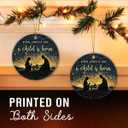 2 x Nativity Christmas Ornament 2025 - Christian Jesus Ornaments for Christmas Tree, Silhouette Nativity Scene Ornament, Religious Gifts for Catholic Women, Men, Family, Friends