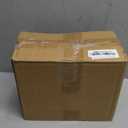 OUTUXED 150pcs White Paper Bags with Handles, 5.25x3.2x8 Inches Small Gift Bags Bulk for Shopping, Birthday, Wedding, Merchandise and Business Party