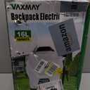 Backpack Sprayer 4 Gallon Battery Powered Garden Sprayer, VaxMay Electric Sprayer Works with Makita 18V Battery, Battery Weed Sprayer 75 PSI, Telescopic Wand, 5 Nozzles, 2.5Ah Battery&Charger included