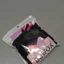 4pcs Black Adjust Satin Hair Scrunchies for Women Girls, Adjustable Hair Ties Soft Than Silk for 4c Girlie Thick Curly Natural Hair, Easy to Use Hair Accessories for Afro Puff Loc Ponytails (1 Count (Pack of 1))