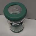 WhiteRhino Glass Pickle Jar,34oz Olive Hourglass Jar with Strainer,Airtight Glass Jar Pickle Juice Separator Flip Pickle Jar for Gherkin Jalapeno