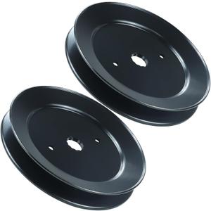 2 Pack 153535 Pulley Replaces Husqvarna 532153535 532173436 129861 539112171 21546127 532177865 532129861 583681201 for Husqvarna YTH18542 Z254 LT1000 YTH24V48 LT2000 RZ5424 MZ54 Z248F Decks