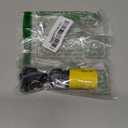 CNLINKO LP-20 Industrial Waterproof Connector IP68 Circular Connector Quick Plugging Aviation Connector Anti-Interference Shell Fast Release Connector M20 2-12 Pin Flange Socket (5 Pin)