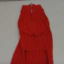 Dog Sweater, Warm Dog Winter Coat w/Sleeves, Comfortable High Neck Premium Dog Clothes for Bulldog-Best for Holidays, Daily Walks Large Red 