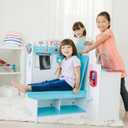 Melissa & Doug Wooden Get Well Doctor Activity Center, Kids, Waiting Room, Exam Room, Check-in Area - FSC Certified