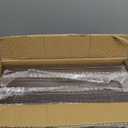 12x12 Picture Frame Set of 9, Display Pictures 8x8 with Mat or 12x12 without Mat, Multi Collage Gallery Square Photo Frames for Wall or Tabletop, Brown