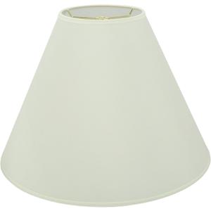 Aspen Creative 32031A Transitional Hardback Empire Shape Spider Construction Lamp Shade in Off White, 16" wide (6" x 16" x 12"), 6" Top x 16" Bottom x 12" Slant