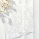 UNIQOOO 50 Pack White Grace Bloom Vellum Jackets for 5x7 Invitations, 115GSM Pre-Folded Vellum Paper, for Wedding Invitations Wraps, Vintage Theme Wedding & Events