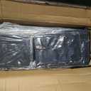 LED TV Stand for 55 Inch TV, 8 Drawers, Black