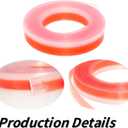 Splinter Guard strip Compatible with Ma-ki-ta Most rack Saw Guide Rail Self-Adhesive, 495209 for fes-tool Splinter guard replacement strip (5M) 196inch long