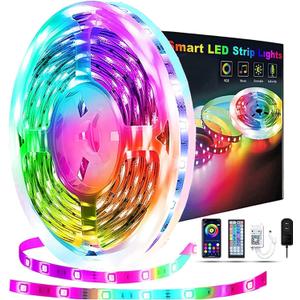 REEMEER 65.6ft Led Strip Lights, Led Light Strips Music Sync Color Changing Led Lights with App Control and Remote, Led Lights for Bedroom, Party, Home Decoration
