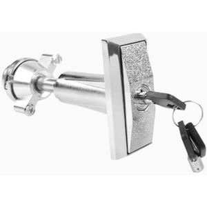 Vending Machine Key,Half Zinc and Half Aluminum T-Shaped Non Universal Anti-Theft Lock Core Handle Automatic Water Vending Machine Lock,Suitable for Coin Operated Game Machines,Etc (Silver)