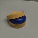 Glitter Dumpling, Glitter Dumpling Squishy with Box, Dumplings Sensory Squeeze Toy for Stress Relief (Blue)