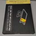 Couch Arm Tray,Bamboo Folding Sofa Tray,Sofa Armrest Trays Clip-On Couch Desk for Drinks,Snacks,Phone,Remote ControlNatural