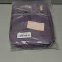 NISHEL Travel Toiletry Bag for women, Portable Hanging Organizer for Travel-Sized Shampoo, Conditioner, Brushes Set, Makeup Accessories, Medium Size, Purple